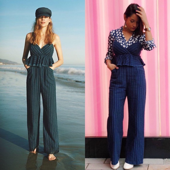 Striped Jumpsuit by Ett Wa, M, NWT - Picture 2 of 4